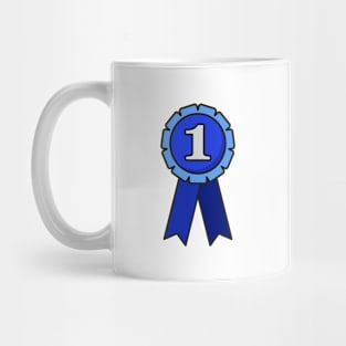 First Prize Ribbon Icon Mug